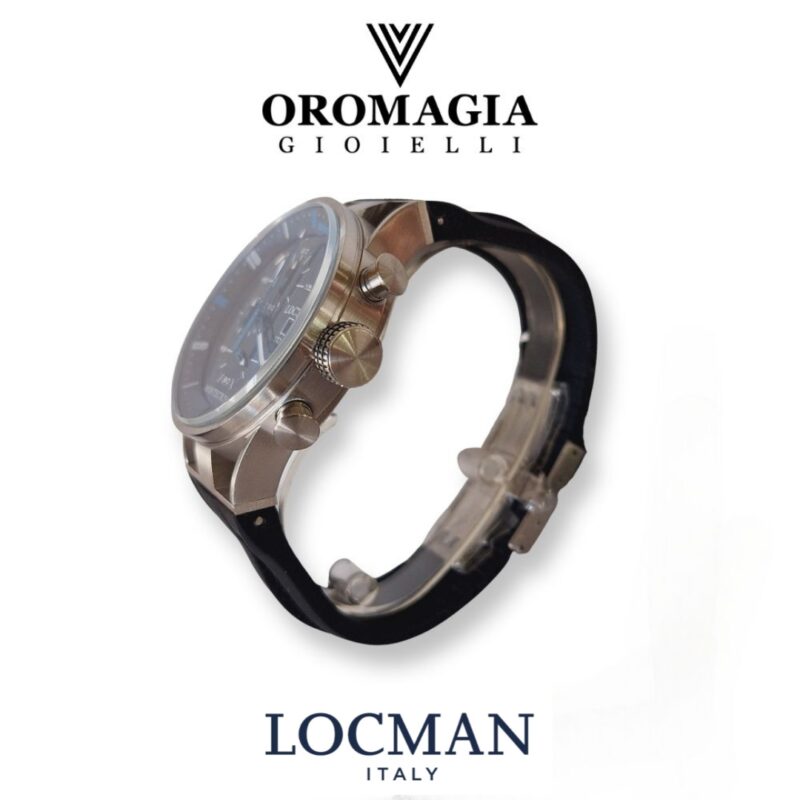 Orologio Locman Montecristo - Cronografo al Quarzo Nero e Blu- Locman 44mm - immagine 3