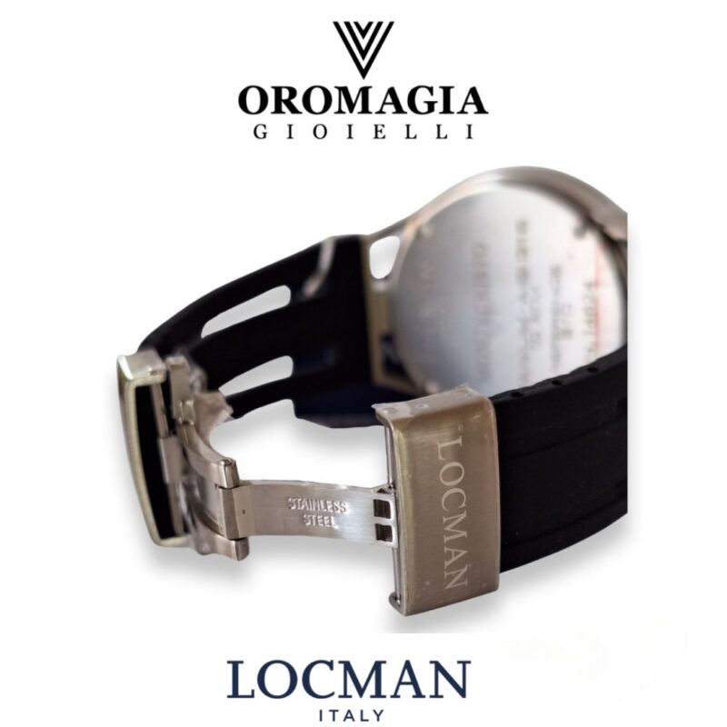 Orologio Locman Montecristo - Cronografo al Quarzo Nero e Blu- Locman 44mm - immagine 4