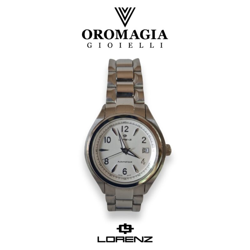 Orologio Lorenz - Automatico - Bianco - Lorenz rotondo