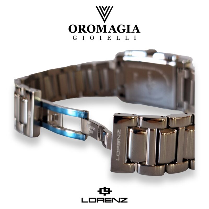 Orologio Lorenz Bel Ami - Solo Tempo al Quarzo Nero con Diamanti- Lorenz donna - immagine 4