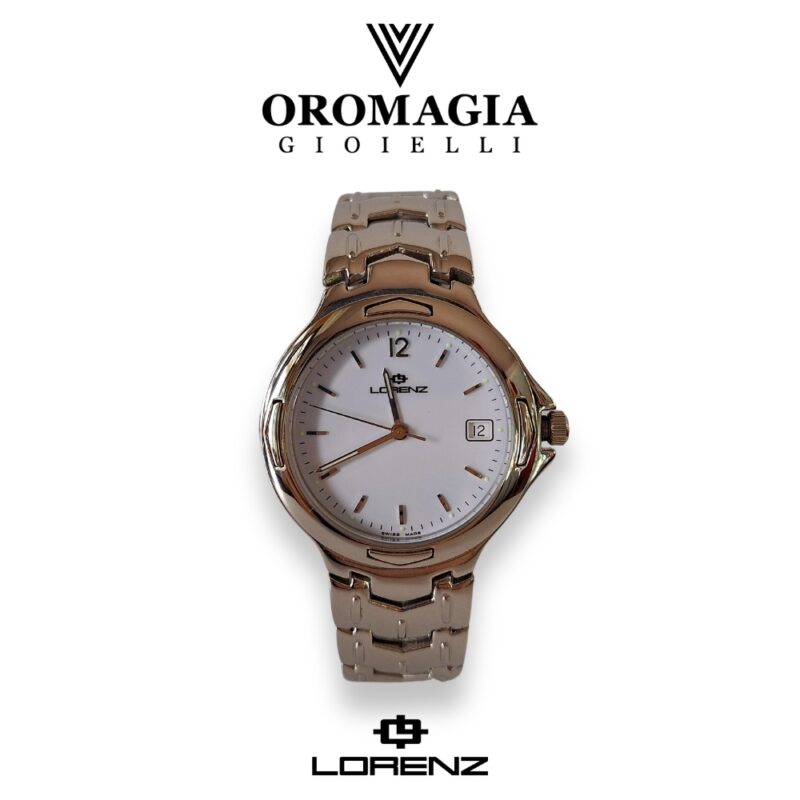 Orologio Lorenz - Uomo - Movimento al Quarzo - Bianco - Lorenz rotondo